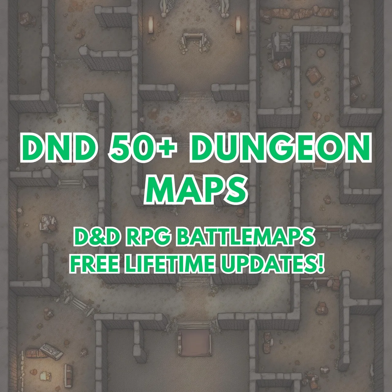 DnD Dungeon Maps Bundle 60+