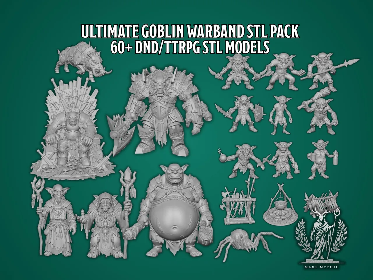 RPG Goblin STL Pack